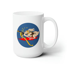 Load image into Gallery viewer, White Ceramic Mug 15oz - AAC - 376th Fighter Squadron wo Txt
