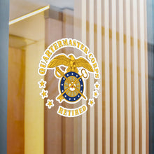 Load image into Gallery viewer, Kiss-Cut Vinyl Decals - Army - Quartermaster Corps Branch - Retired