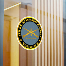 Load image into Gallery viewer, Kiss-Cut Vinyl Decals - Army - 4th Bn 3d Infantry Regiment - Washington DC - The Old Guard w Inf Branch