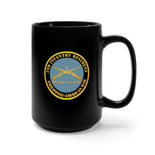 Load image into Gallery viewer, Black Mug 15oz - Army - 2nd Infantry Regiment Branch - Do Not Touch Me - Philippine-American War X 300