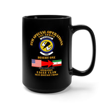 Load image into Gallery viewer, Black Mug 15oz - SOF - Operation Eagle Claw - Iran - 8th SOS