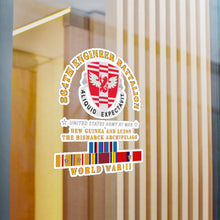Load image into Gallery viewer, Kiss-Cut Vinyl Decals - Army - 864th Engineer Battalion - WWII w PAC SVC