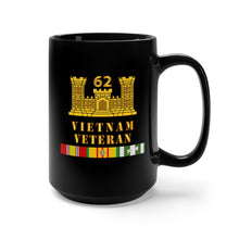 Load image into Gallery viewer, Black Mug 15oz - 62nd Engineer Battalion - ENG Branch - Vietnam Vet w VN SVC