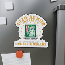 Load image into Gallery viewer, Die-Cut Magnets -SSI -Army - Company F 40th Armor - Berlin Brigade X 300