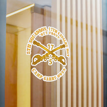 Load image into Gallery viewer, Kiss-Cut Vinyl Decals - Army - 5th Sqn 17th Cavalry Regiment - Camp Garry Owen - Korea