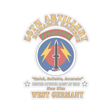 Load image into Gallery viewer, Kiss - Cut Stickers - Army - 56th Artillery Command - Pershing - Bismark Kaserne - New Ulm X 300