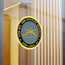 Load image into Gallery viewer, Kiss-Cut Vinyl Decals - Army - 2nd Bn 3rd Infantry Regiment - Ft Lewis, WA - The Old Guard w Inf Branch