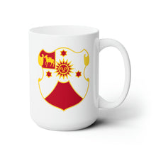 Load image into Gallery viewer, White Ceramic Mug 15oz - Army - 24th Field Artillery Regiment woTxt