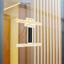 Load image into Gallery viewer, Kiss-Cut Vinyl Decals - Army - Chief Warrant Officer 6 - CW06 - Veteran - Flat - X 300