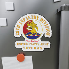 Load image into Gallery viewer, Die-Cut Magnets - Army - DUI - 28th Infantry Division - Iron Division - US Army Veteran X 300