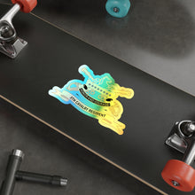 Load image into Gallery viewer, Holographic Die-cut Stickers - 8th Cavalry Regiment w Br - Ribbon