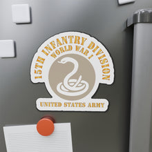 Load image into Gallery viewer, Die-Cut Magnets - Army - SSI - 15th Infantry Division - WWI - US Army X 300