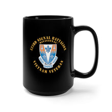 Load image into Gallery viewer, Black Mug 15oz - 523rd Signal Battalion, (Divisional) with Vietnam Service Ribbons X 300