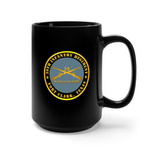 Load image into Gallery viewer, Black Mug 15oz - Army - 39th Infantry Regiment - Buffalo Soldiers - Fort Clark, TX w Inf Branch
