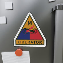 Load image into Gallery viewer, Die-Cut Magnets -SSI - 14th Armored Division w Name Tape X 300