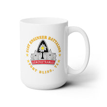 Load image into Gallery viewer, White Mug 15oz - Army - 31st Engineer Battalion - Fort Bliss, TX