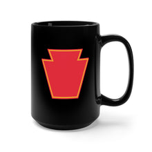 Load image into Gallery viewer, Black Mug 15oz - Army - 28th Infantry Division - SSI wo txt X 300