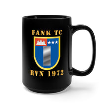 Load image into Gallery viewer, Black Mug 15oz - Flash - FANK TC - RVN 1972 w 1st LT Rank Insignia - Gold X 300