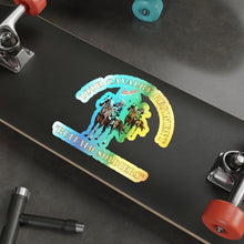 Load image into Gallery viewer, Holographic Die-cut Stickers - 10th Cavalry Regiment w Cavalrymen - Buffalo Soldiers