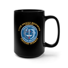 Load image into Gallery viewer, Black Mug 15oz - Army - 174th AHC - Vietnam Vet