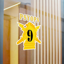 Load image into Gallery viewer, Kiss-Cut Vinyl Decals - Army - PSYOPS w Branch Insignia - 9th Battalion Numeral - Line X 300 - Hat