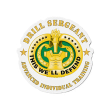 Load image into Gallery viewer, Die-Cut Magnets - Drill Sgt Badge - Advanced Individual Training X 300