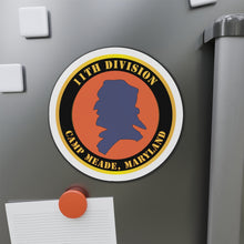 Load image into Gallery viewer, Die-Cut Magnets - Army - 11th Division - Camp Meade, Maryland X 300