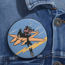 Load image into Gallery viewer, Custom Pin Buttons - USAAF - 430th Fighter Squadron wo Txt