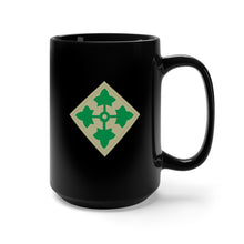 Load image into Gallery viewer, Black Mug 15oz - SSI - 4th Infantry Division wo Txt X 300
