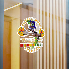 Load image into Gallery viewer, Kiss-Cut Vinyl Decals - Army - Vietnam Combat Vet - 74th Aviation Company - 12th Combat Aviation Group - VN SVC