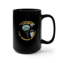 Load image into Gallery viewer, Black Mug 15oz - Army - US Paratrooper - 13th Airborne Division X 300