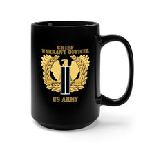 Load image into Gallery viewer, Black Mug 15oz - Emblem - Warrant Officer - CW6 X 300