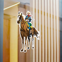 Load image into Gallery viewer, Kiss-Cut Vinyl Decals - Cavalryman - Buffalo Soldier X 300
