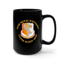 Load image into Gallery viewer, Black Mug 15oz - 69th Signal Battalion - Us Army