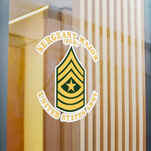 Load image into Gallery viewer, Kiss-Cut Vinyl Decals - Army - Sergeant Major - SGM - Flat X 300