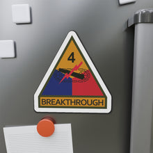 Load image into Gallery viewer, Die-Cut Magnets -SSI - 4th Armored Division w Name Tape X 300