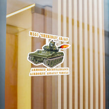 Load image into Gallery viewer, Kiss-Cut Vinyl Decals - Army - M551 Sheridan - Firing - AR-AAV