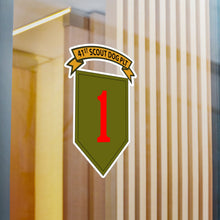 Load image into Gallery viewer, Kiss-Cut Vinyl Decals - Army - 41st Scout Dog Platoon, 1st Infantry Div