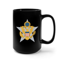 Load image into Gallery viewer, Black Mug 15oz - Branch Insignia - Officer - General Staff X 300