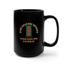 Load image into Gallery viewer, Black Mug 15oz - Army - SSI - 32nd Infantry Division - Les Terribles - US Army Veteran X 300