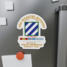 Load image into Gallery viewer, Die-Cut Magnets - 3rd ID - Battle Chosin Reservoir w KOREA War SVC