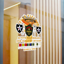 Load image into Gallery viewer, Kiss-Cut Vinyl Decals - Army - 4P1 - Active Firebase - 2nd ID w KOREA SVC