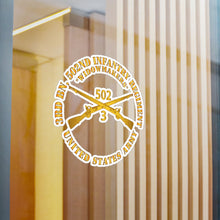 Load image into Gallery viewer, Kiss-Cut Vinyl Decals - Army - 3rd Bn 502nd Infantry Regt - Widowmakers - Infantry Br