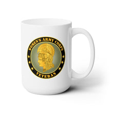 Load image into Gallery viewer, White Ceramic Mug 15oz - Army - Women's Army Corps Veteran