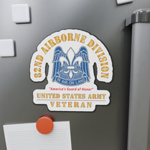 Load image into Gallery viewer, Die-Cut Magnets - Army - DUI - 82nd Airborne Division - America's Guard of Honor - US Army Veteran X 300