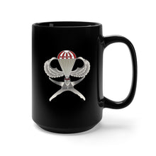 Load image into Gallery viewer, Black Mug 15oz - Korean Airborne Special Forces Badge wo Txt X 300