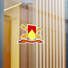 Load image into Gallery viewer, Kiss-Cut Vinyl Decals - Army - 36th Field Artillery w Br - Ribbon