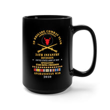 Load image into Gallery viewer, Black Mug 15oz - 2nd Brigade Combat Team, 34th ID - Enduring Freedom Combat Veteran x 300