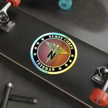 Load image into Gallery viewer, Holographic Die-cut Stickers - Nurse Corps Veteran