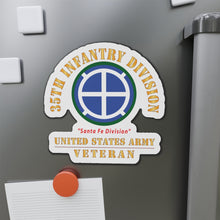 Load image into Gallery viewer, Die-Cut Magnets - Army - SSI - 35th Infantry Division - Santa Fe Division - US Army Veteran X 300